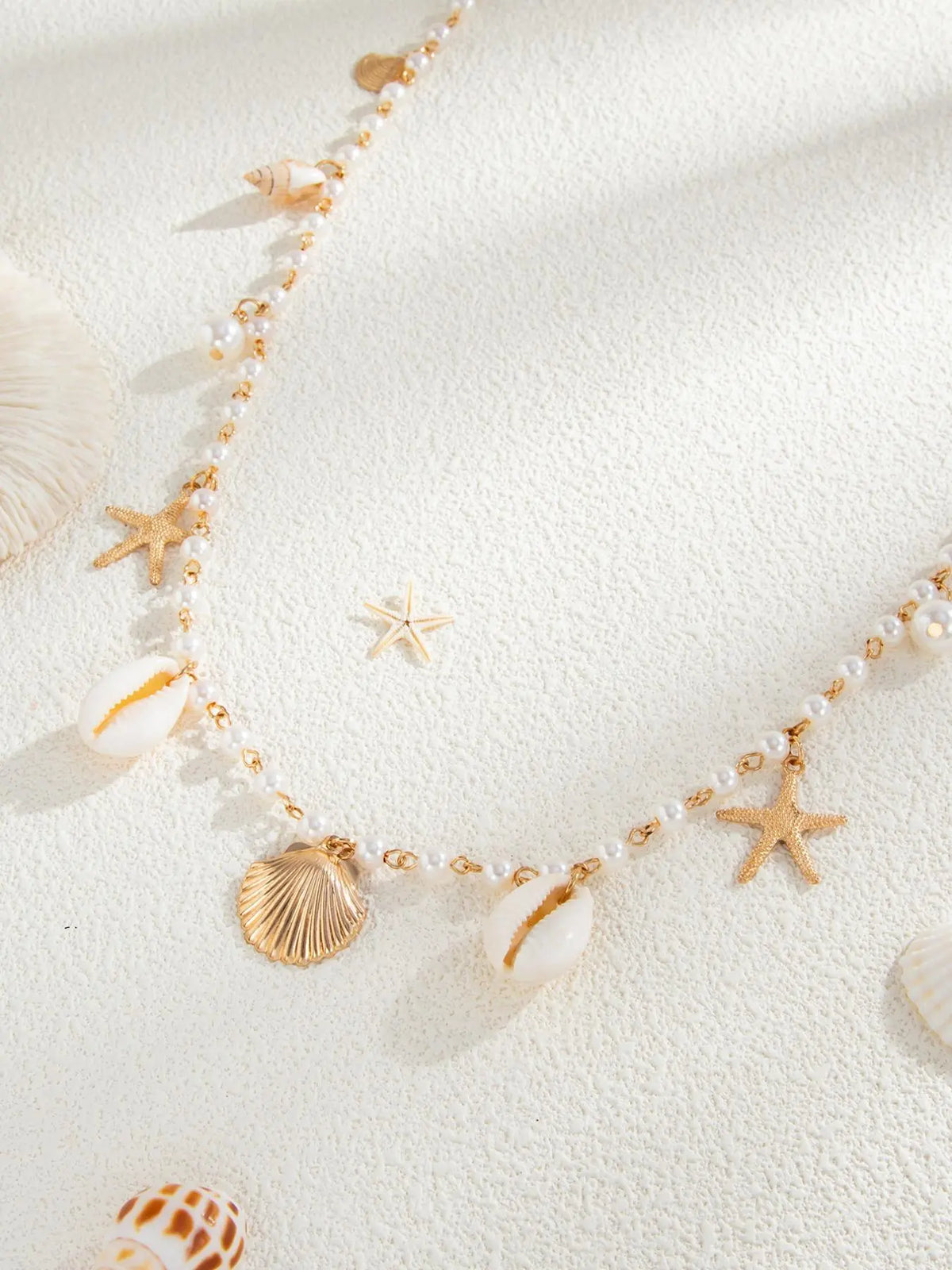 Fashionable Shell & Starfish Decor Body Chain, Body Jewellery, Belly Chain, Fashion Jewelry for Party, Daily Clothing Decor, Trendy All-match & Exquisite Jewelry for Birthday Gift, Waistbead, Swirly Conch Jewelry, Waistchain