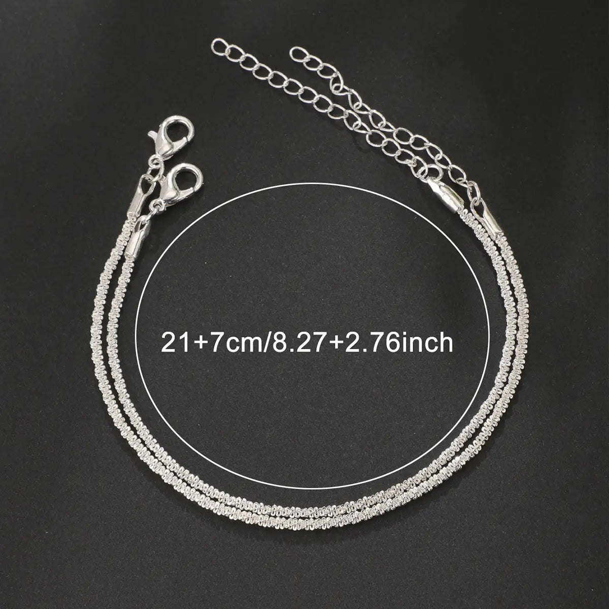 Elegant Adjustable Ankle Chain Set for Ladies Stackable Summer Fashion Anklet Daily Clothing Decoration Beach Outfit Summervibes,backtoschool