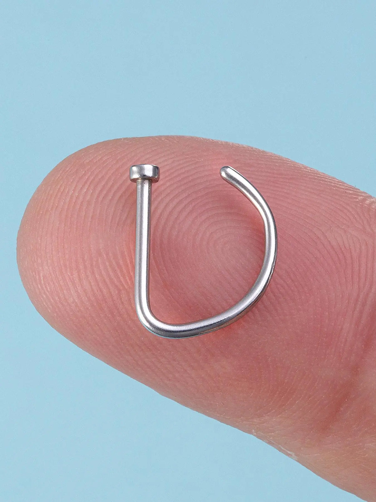 8pcs Stainless Steel Fake Septum, Nose Cuff, Fake Piercings, Nose Piercing Body Jewelry for Women and Men for Daily Clothing Decor, Party, Minimalist Aesthetic Jewelry Gift