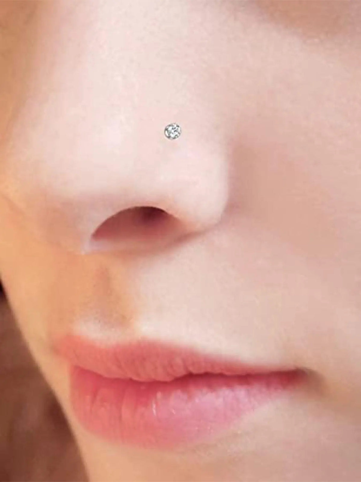 6pcs Unisex Punk Style Rhinestone Nose Rings Set, Nose Rings Hoops, Trendy Simple Nose Rings, Fashionable Body Jewelry for Men & Women for Party Decoration, Nose Piercing Jewelry