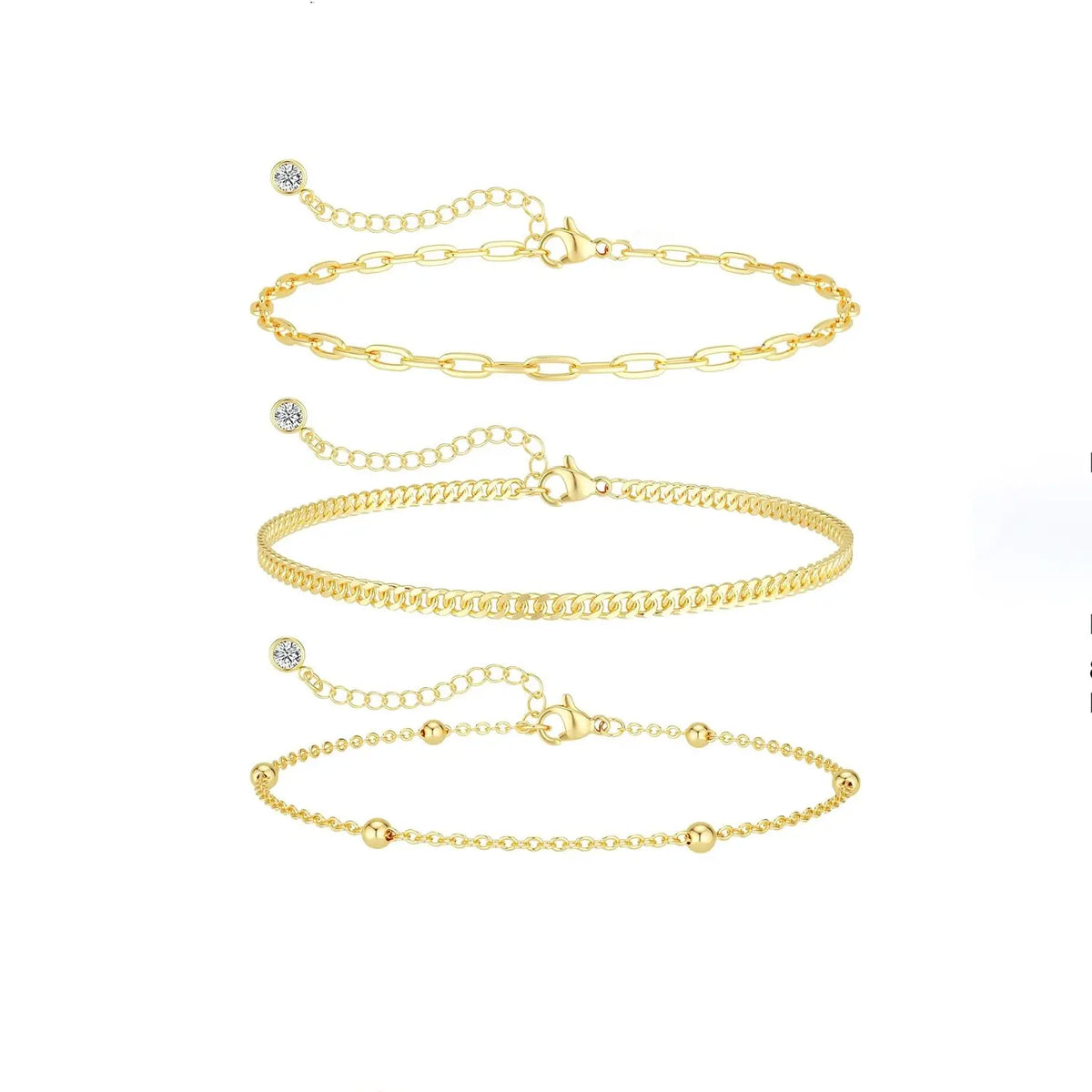 Silver Ankle Bracelets for Women,Dainty Layered Waterproof Anklet for Women Adjustable Sparkly Herringbone Beaded Rope Chain Set Stackable Cute Summer Beach Jewelry Gift