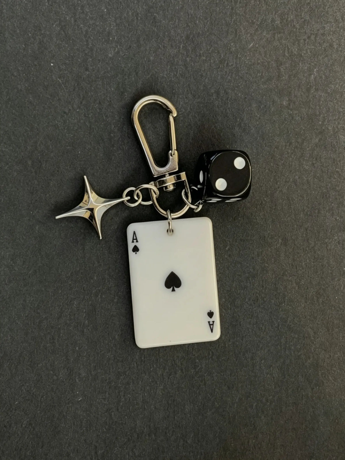Poker, Dice, And Star Bag Charm 3 Personalized Themes To Choose From Y2k Subculture "It Girl" Accessories Purse Charms Niche & Trendy Fade-Resistant For Bags, Keys, And Earphone Cases Friend Charms & Couple Charms