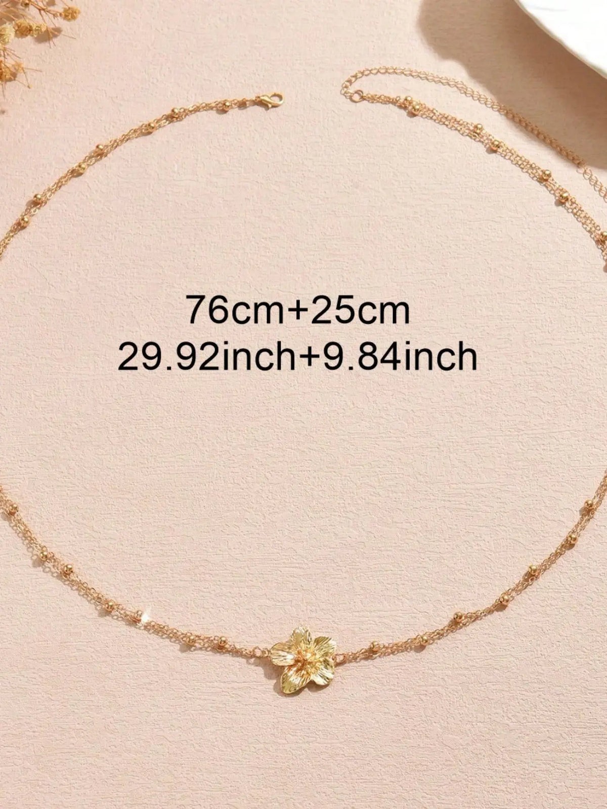 New 1pc fashion sexy bohemian Boho style luxury double-layer flower chain adjustable waist chain, suitable for daily wear, parties, dance, beach, bikini body jewelry accessories Body Chain Accessory Body Chains