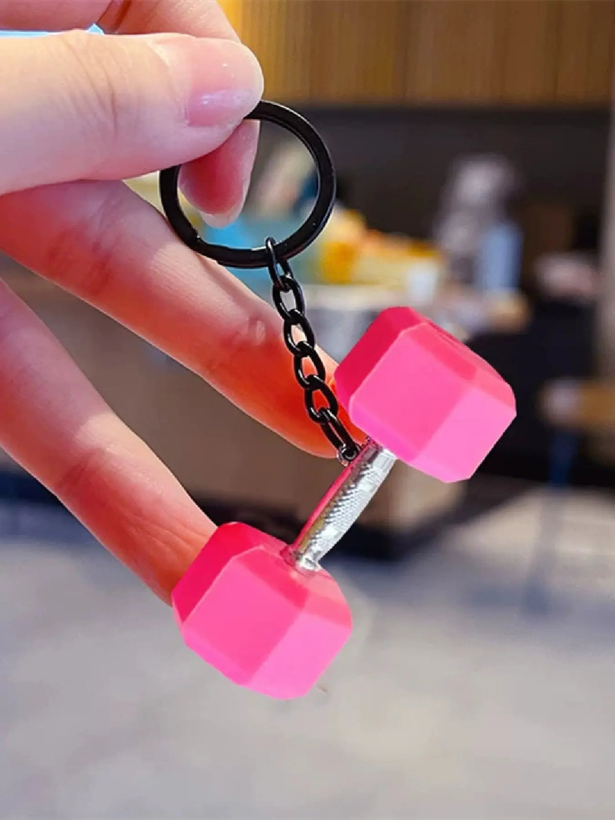 1 Piece Creative Versatile Barbell Decorative Hanging Keychain Lanyard for Bags and Keys, Key Accessories, Stylish Accessory for Everyday Use, Perfect Gift Idea