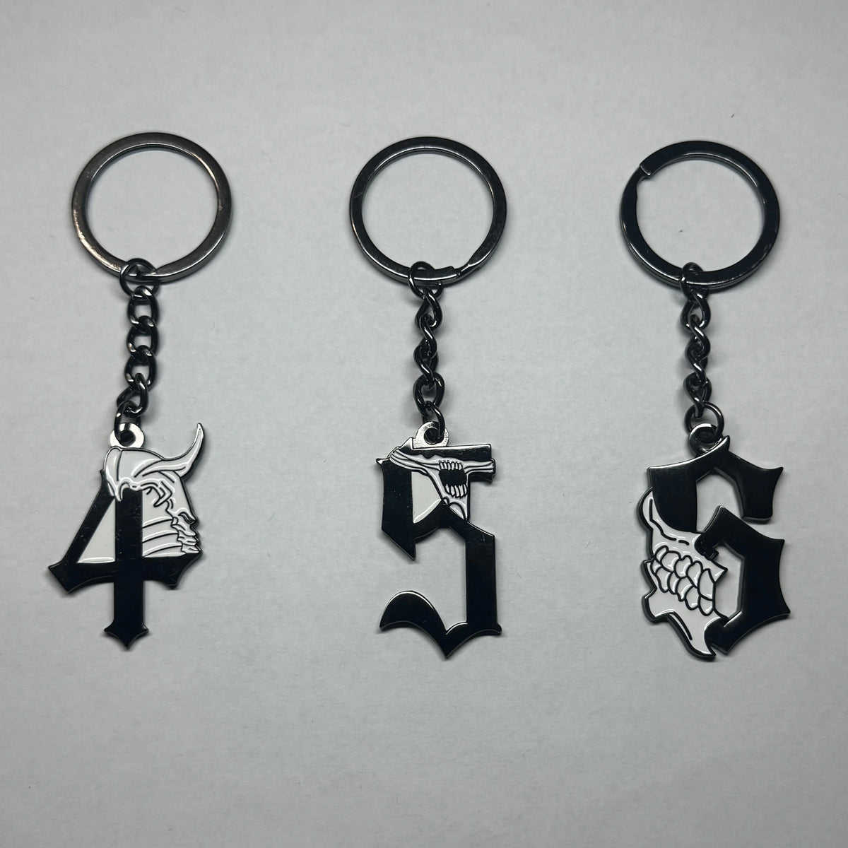 Bleach Espada Number Keychains -- Anime Logo Keychains