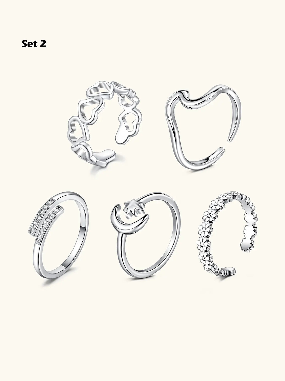 Women's Hypoallergenic Stainless Steel Sparkling Zircon Inlay CZ Toe Rings, Adjustable Open Band Toe Ring Foot Jewelry for Parties and Summer Wear