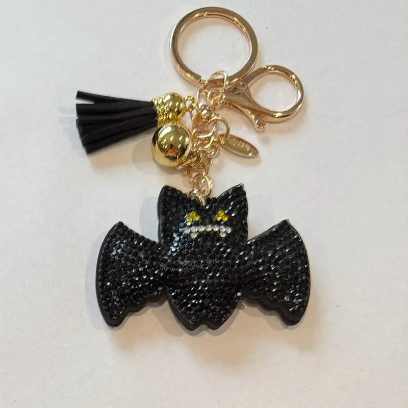 LGS Charms - Halloween and Autumn - Rhinestone Keychain for Zippy Bag Fashion Accessory with Tassel