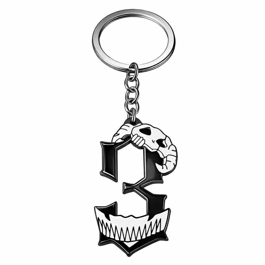 Bleach Espada Number Keychains -- Anime Logo Keychains