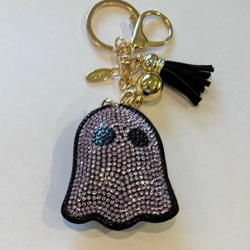 LGS Charms - Halloween and Autumn - Rhinestone Keychain for Zippy Bag Fashion Accessory with Tassel
