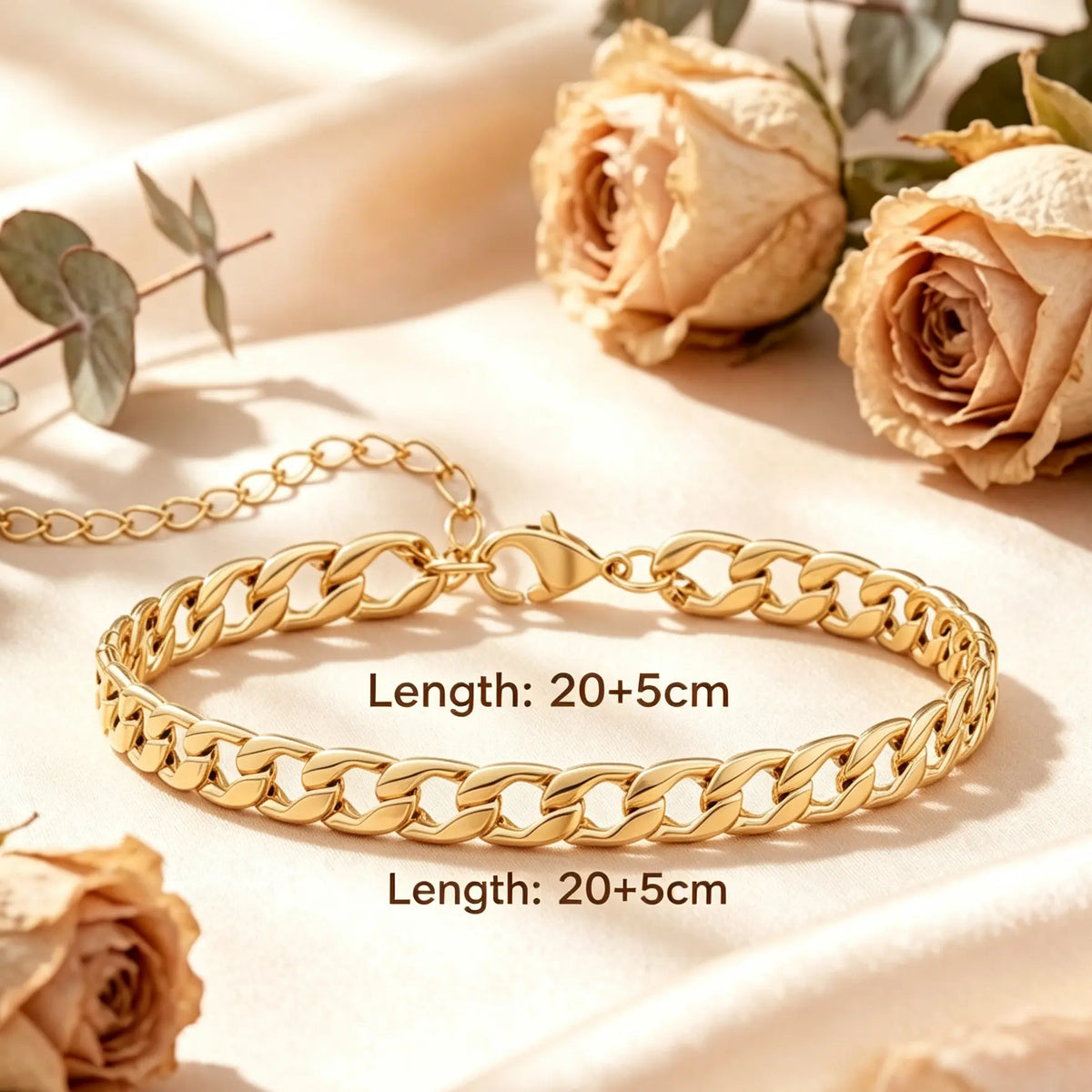 Double-layer thick and thin Cuban chain foot chain, European and American beach vacation style foot accessory for women, holiday gift