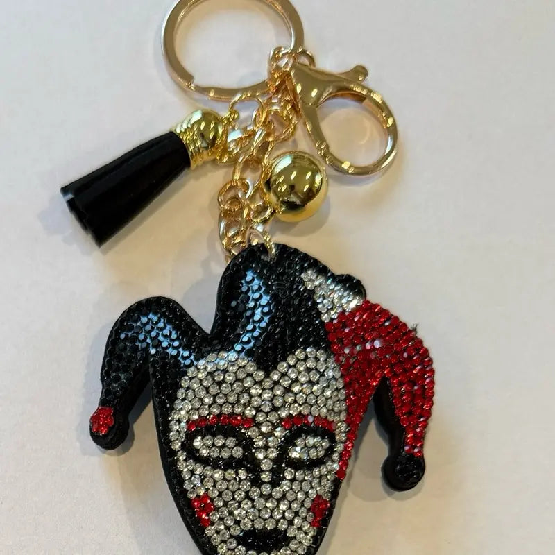 LGS Charms - Halloween and Autumn - Rhinestone Keychain for Zippy Bag Fashion Accessory with Tassel