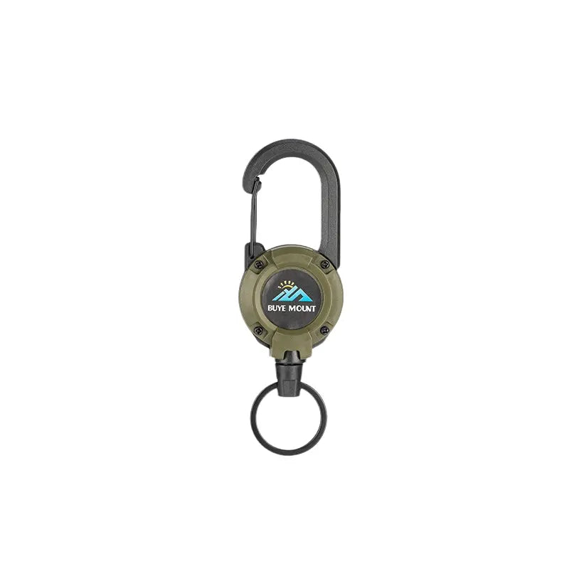 Multifunctional Keychain Clip, Retractable Steel Cable, Anti-Loss Fishing Gear Accessory, High Elasticity Fast Hang, Lightweight Keychain, Multi Purpose Keychain