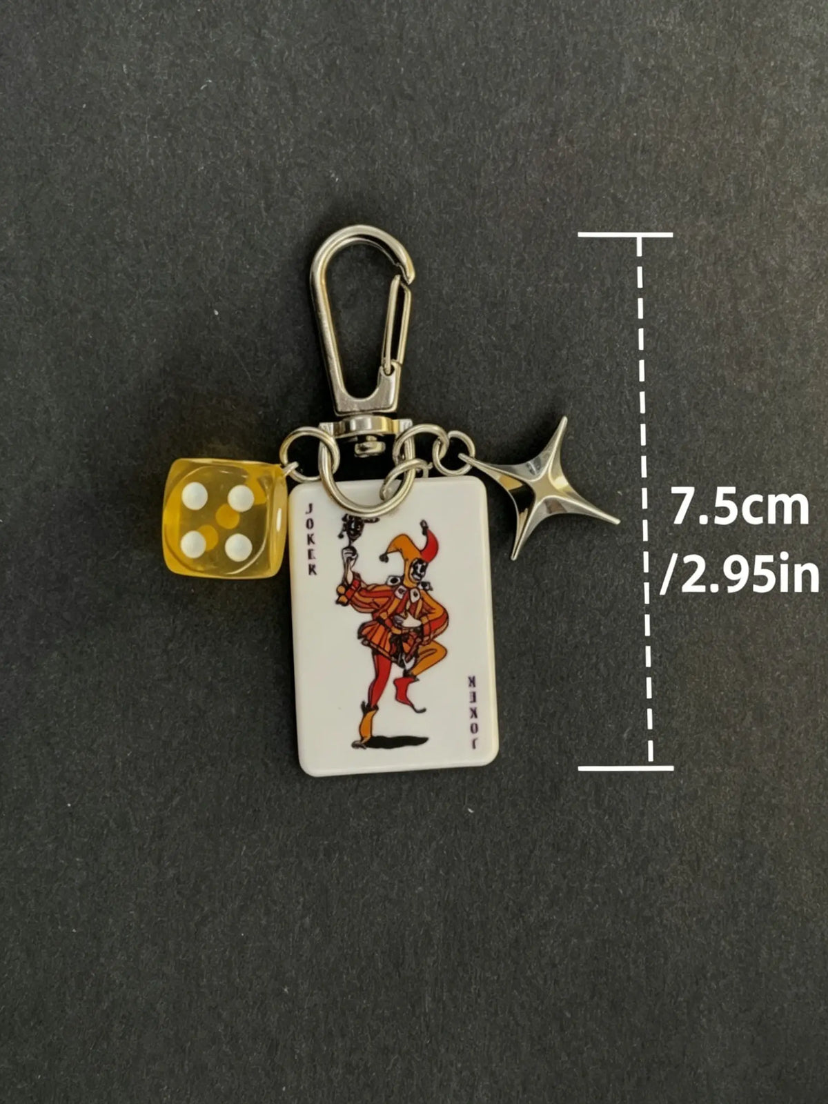 Poker, Dice, And Star Bag Charm 3 Personalized Themes To Choose From Y2k Subculture "It Girl" Accessories Purse Charms Niche & Trendy Fade-Resistant For Bags, Keys, And Earphone Cases Friend Charms & Couple Charms