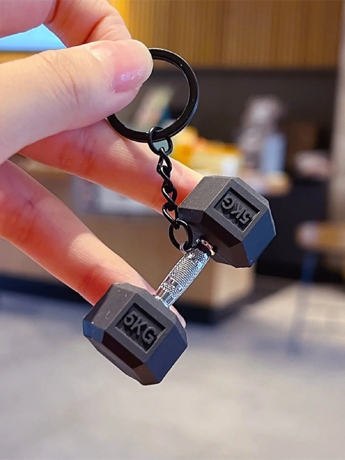 1 Piece Creative Versatile Barbell Decorative Hanging Keychain Lanyard for Bags and Keys, Key Accessories, Stylish Accessory for Everyday Use, Perfect Gift Idea