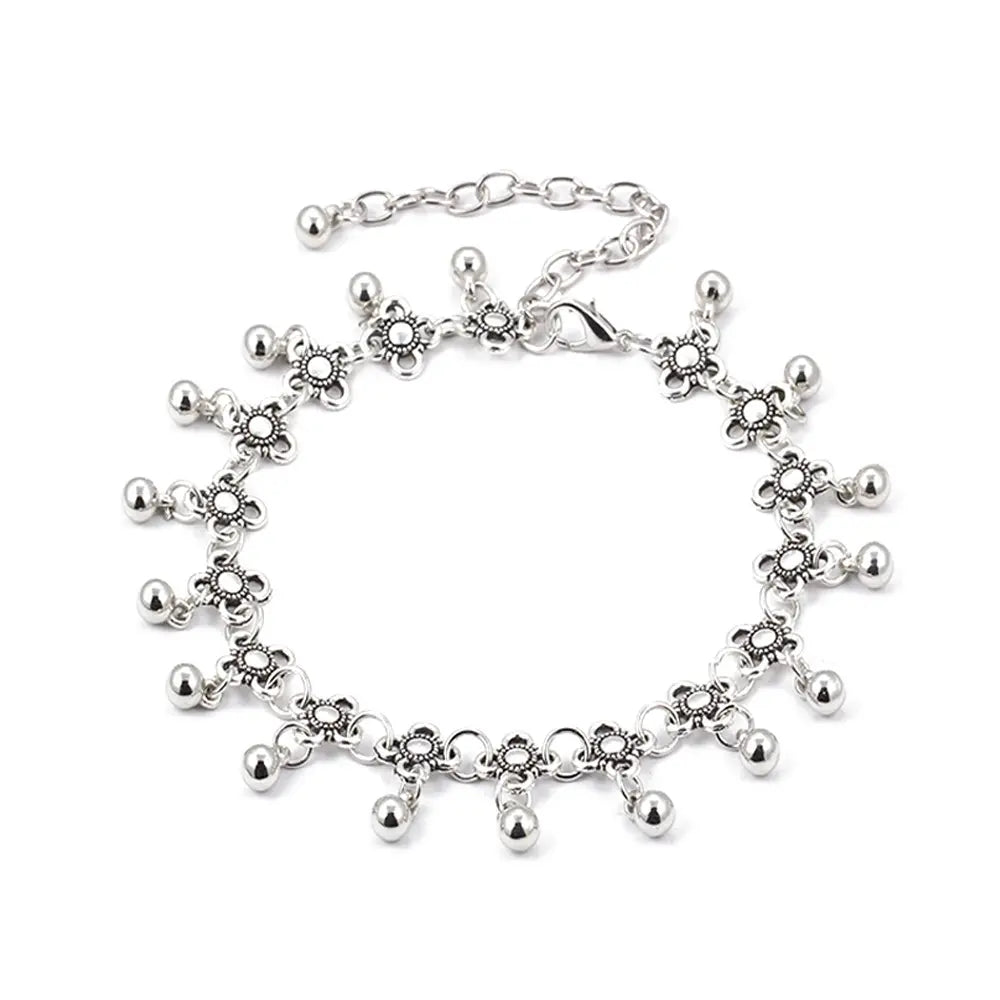 [Limited Time Event] Bell Beach Anklet - Fashionable Jewelry Accessories, Niche Look, Daily Wear, Bell Motif Brings Playful Charm, Casual Ready Vibe, Birthday Gift Foot Ornament, Bell Motif Brings Playful Beach Charm