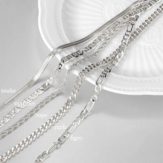 Women's 3-Piece Silver Layered Anklets Set - Waterproof Cuban Links, Figaro & Herringbone Chains, Hypoallergenic Skin-Safe Metals, Adjustable 8.5-11 in, Daily Wear with Style Beachwear Jewelry for Females