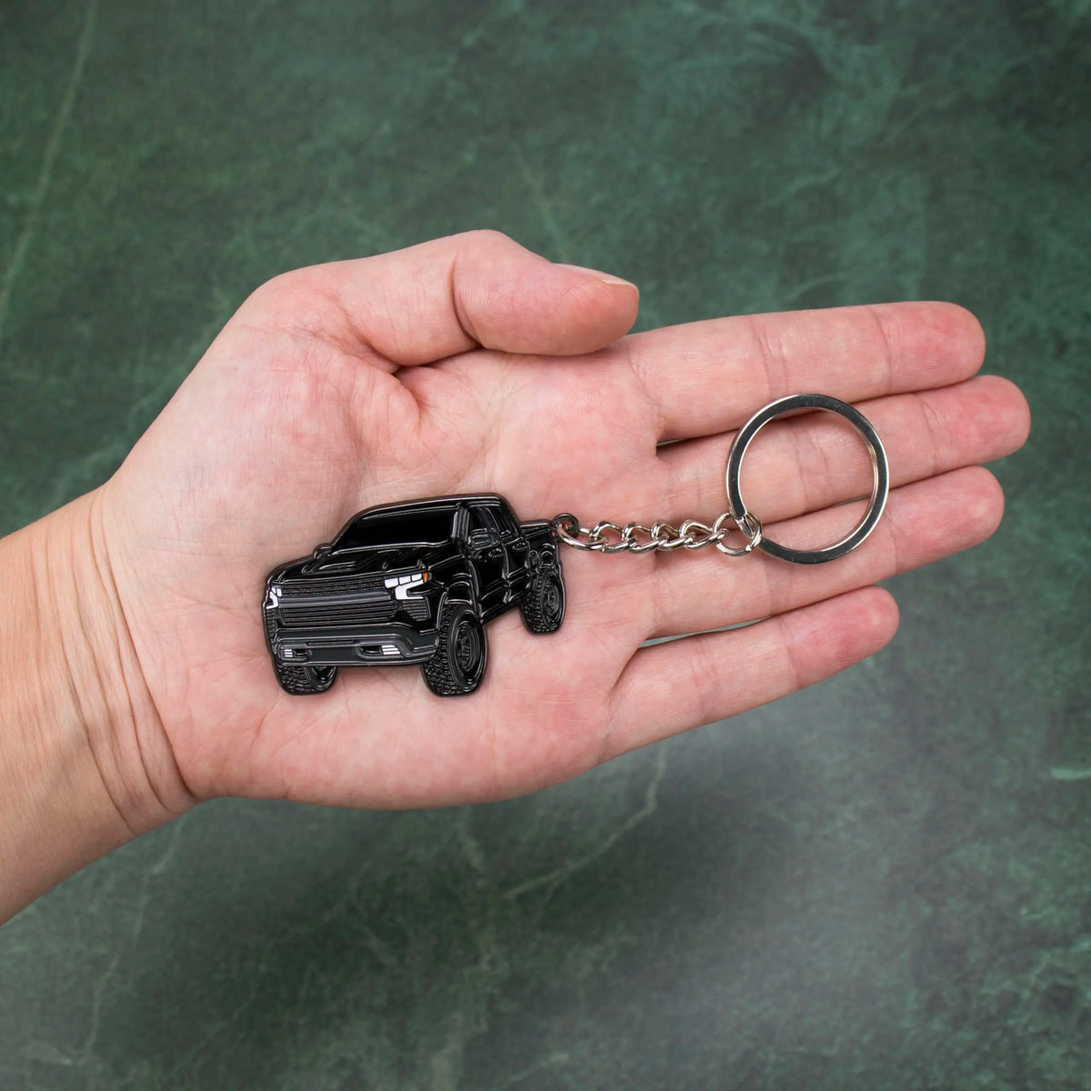 Chevy Keychain Compatible with Chevy Silverado 1500 Accessories - Toy Truck Gifts Men Key Fob Cover Chevrolet Truck 4x4 Key Chain Gifts under 20