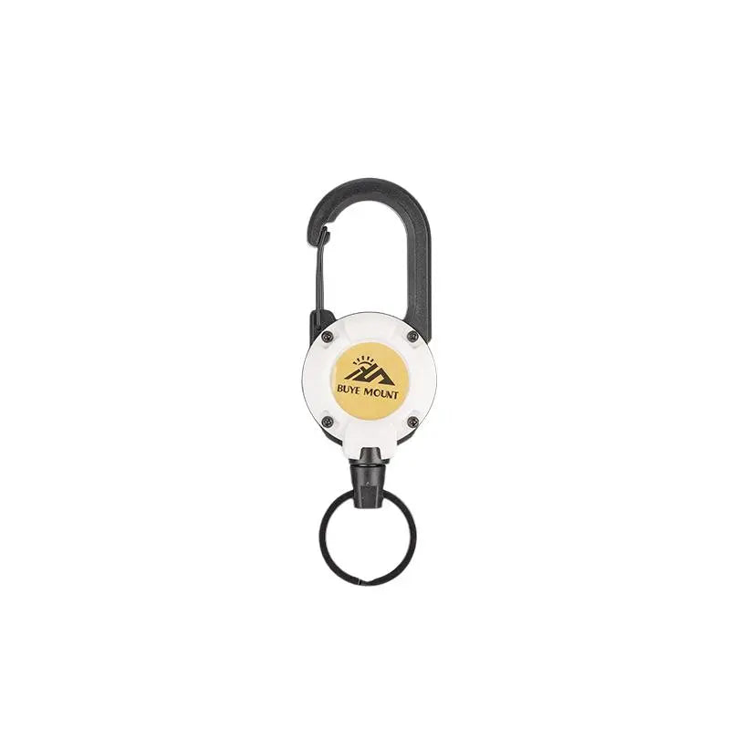 Multifunctional Keychain Clip, Retractable Steel Cable, Anti-Loss Fishing Gear Accessory, High Elasticity Fast Hang, Lightweight Keychain, Multi Purpose Keychain