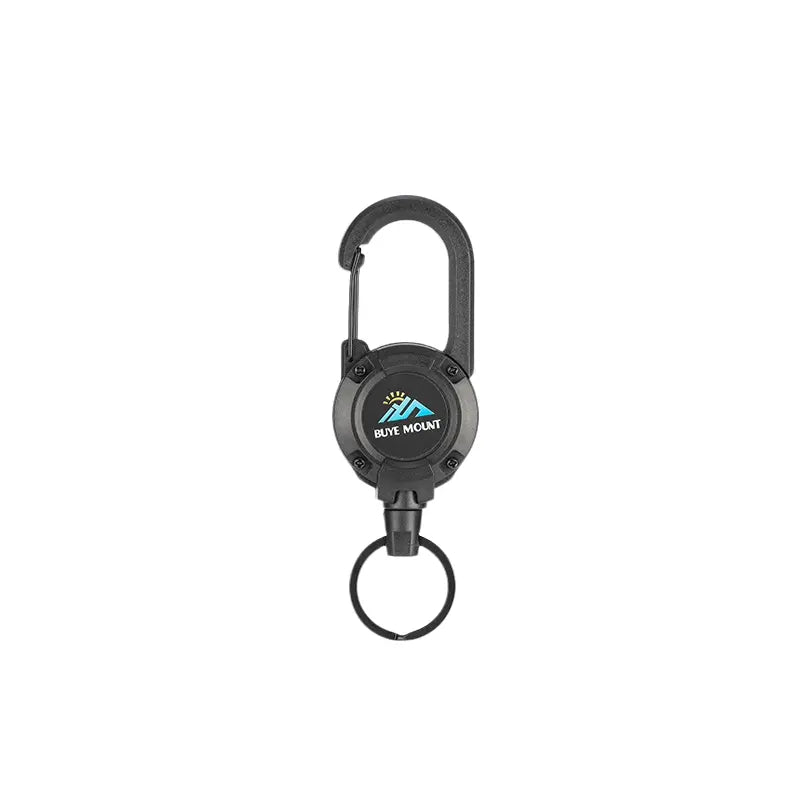 Multifunctional Keychain Clip, Retractable Steel Cable, Anti-Loss Fishing Gear Accessory, High Elasticity Fast Hang, Lightweight Keychain, Multi Purpose Keychain