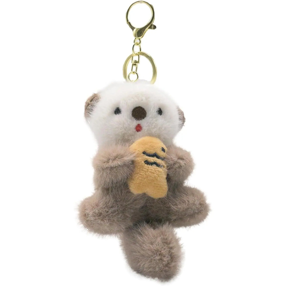 2pcs/3pcs Kawaii Otter Plush Toy Keychain - Aesthetic Animal Pendant Charm, Key Chain Decorations, Soft Stuffed Doll Accessory, Whimsical Quirky Gifts, Gifts for Girlfriend, Kawaii Fashion Accessories