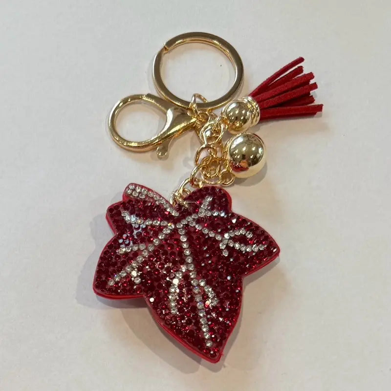 LGS Charms - Halloween and Autumn - Rhinestone Keychain for Zippy Bag Fashion Accessory with Tassel