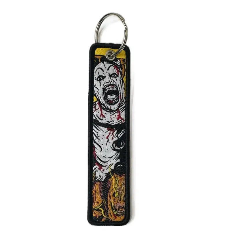 Horror Keychains Double Sided Spooky Design
