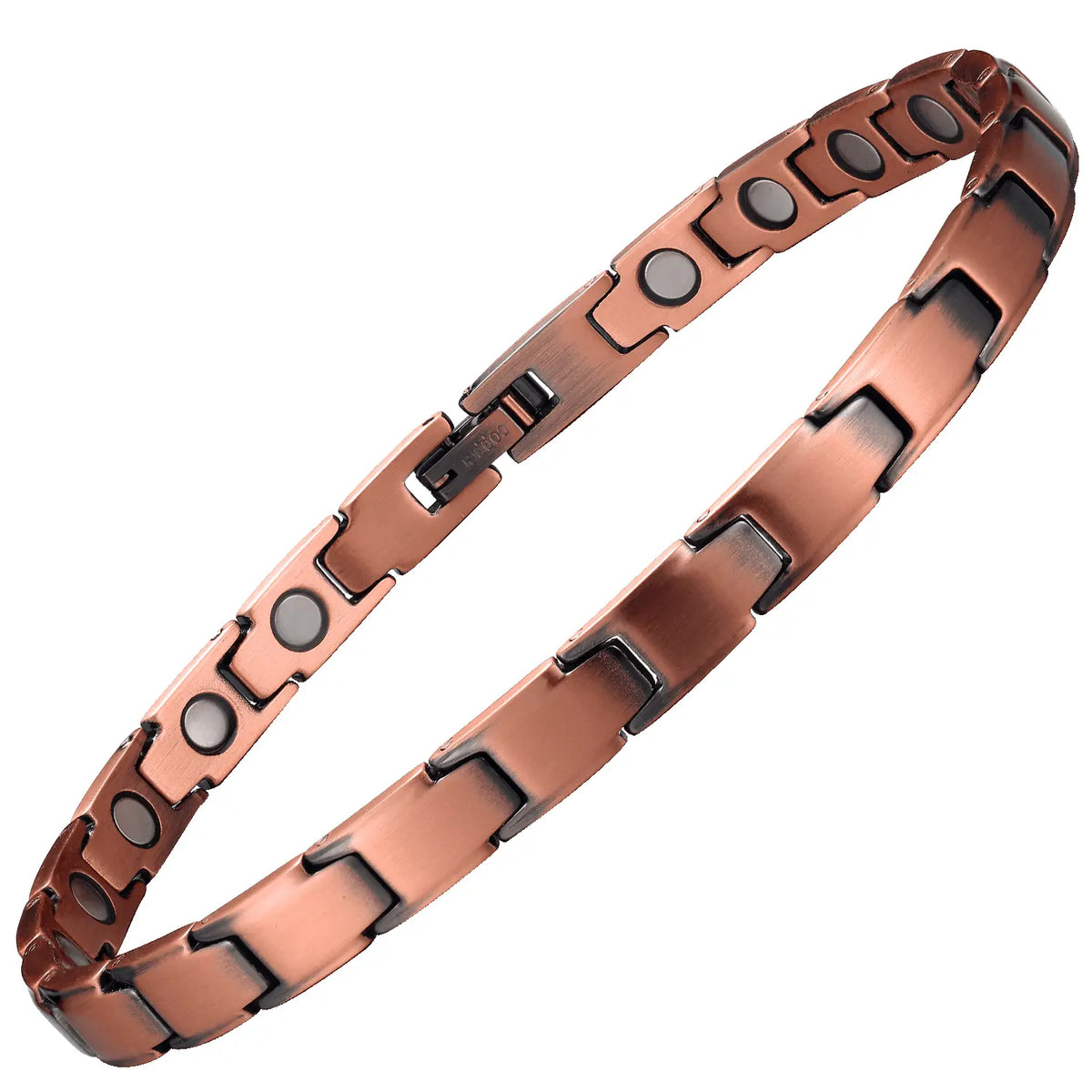 Magnetic Copper Anklet for Women 99.9% Pure Copper 3500Gauss Neodymium Magnets Adjustable Hypoallergenic Anniversary Jewelry Gift