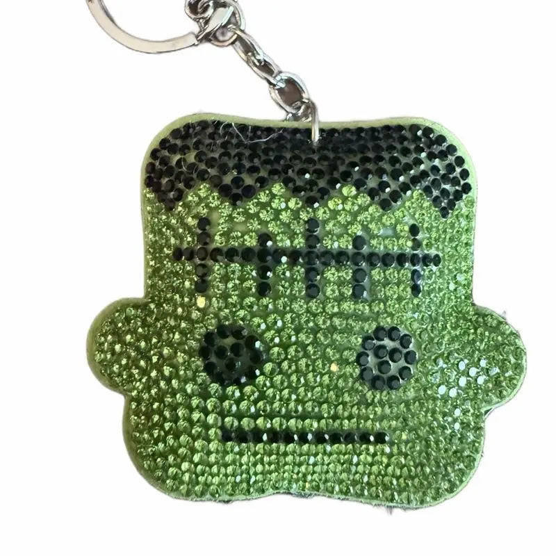 LGS Charms - Halloween and Autumn - Rhinestone Keychain for Zippy Bag Fashion Accessory with Tassel