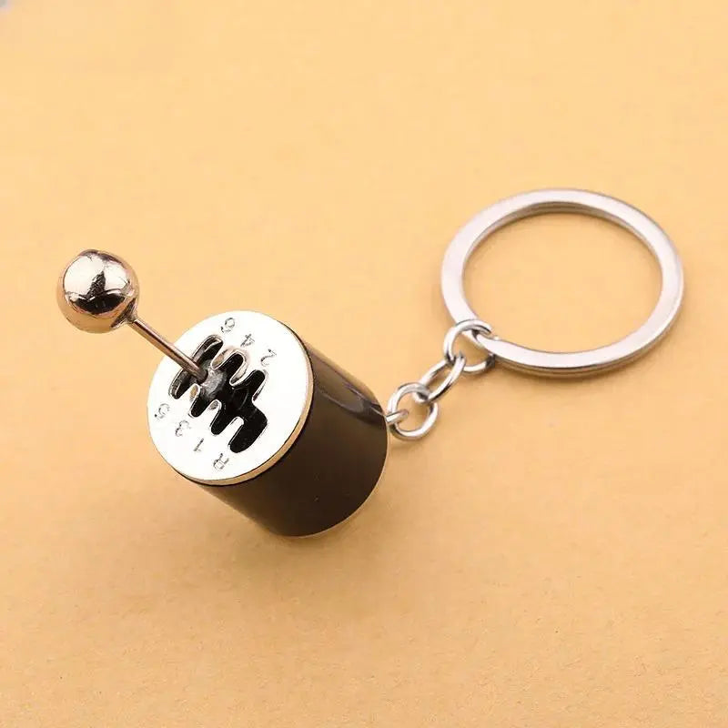 Car Gearbox Design Keychain, Mini Turbocharger Keychain, Car-styling Keyring, Gear Gearbox Pendant, Lightweight Keychain, Car Interior Accessories, Car Key Chains