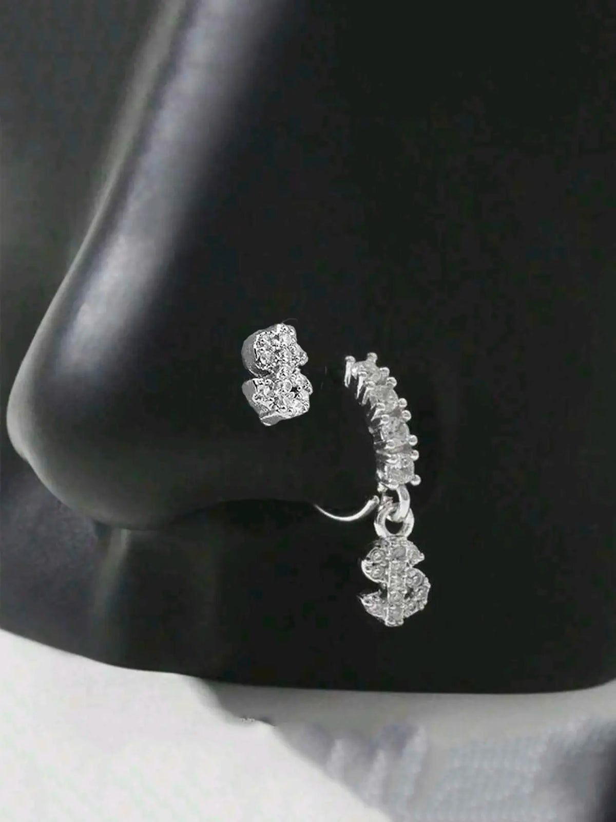 Heart & Cross & Butterfly Design Nose Ring Set, Fashionable Nose Ring for Women & Girls, Trendy All-match & Exquisite Jewelry for Birthday Gift, Nose Piercing Jewelry, Body Jewelry