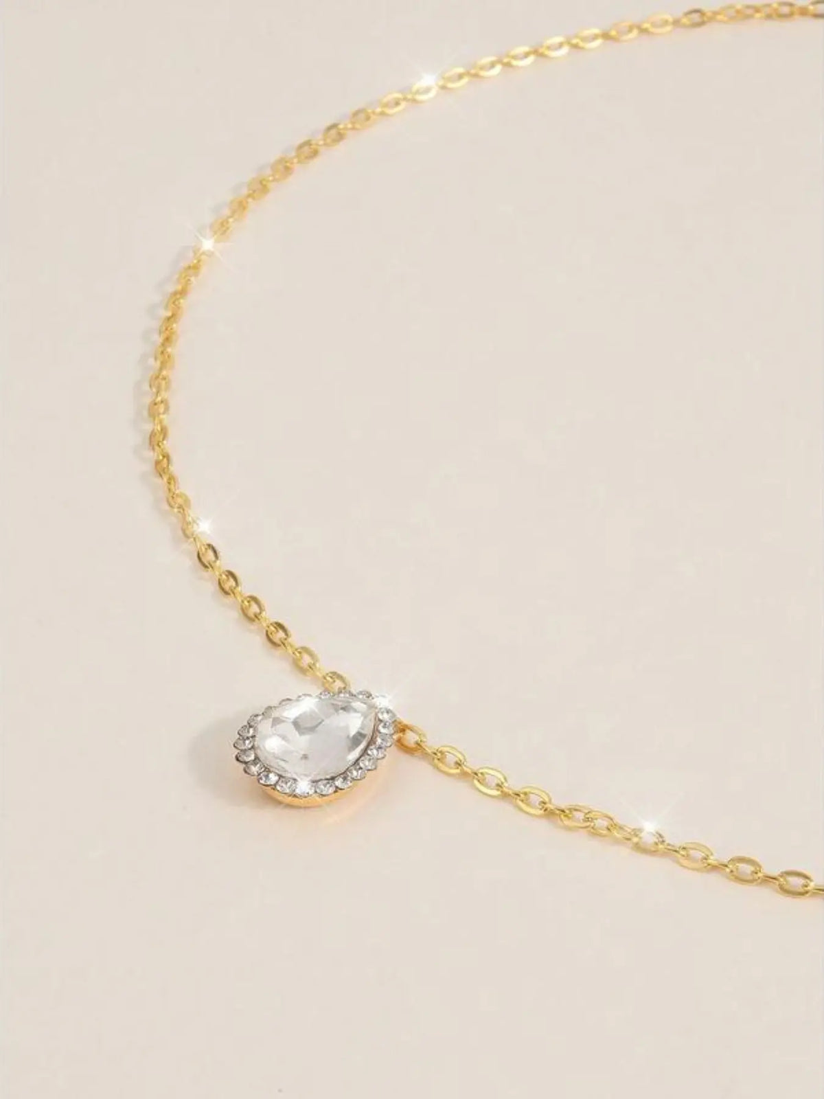 Rhinestone Decor Back Chain Necklace, Bling Chain, Fashion Body Jewelry for Party, Daily Clothing Decor, Trendy All-match & Exquisite Jewelry for Birthday Gift