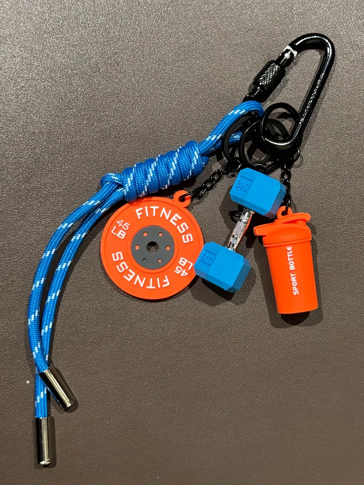 Detachable Dumbbell & Barbell Keychain Set, Wristlet Strap Key, Gym Keychain, Perfect Gift for Fitness Enthusiasts, DIY Bag Accessories, 5 Styles Available, Charms, Keychain Accessory