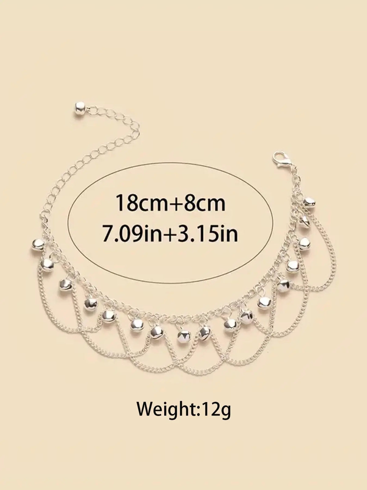 Women's Elegant Bells & Chain Design Anklet, Fashionable Body Jewelry for Party, Daily Clothing Decor, Trendy All-match & Exquisite Jewelry for Birthday Gift, Trendy Jewellery Accessories, Versatile Accessory, Wearable Jewelry