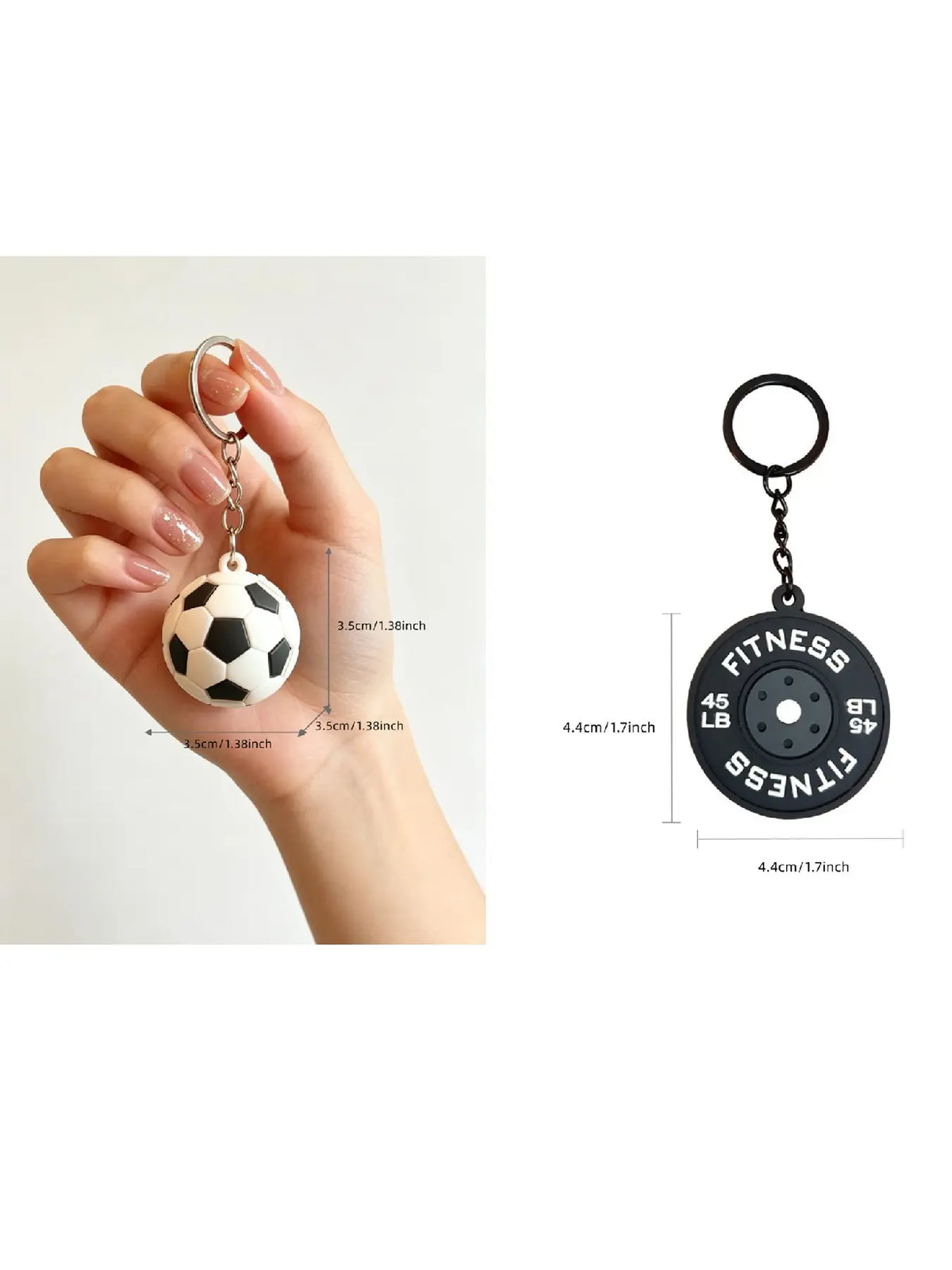 1 Piece Creative Versatile Barbell Decorative Hanging Keychain Lanyard for Bags and Keys, Key Accessories, Stylish Accessory for Everyday Use, Perfect Gift Idea