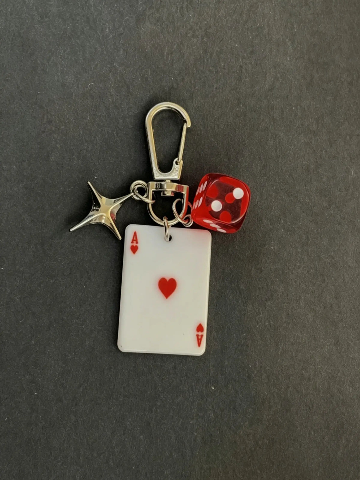 Poker, Dice, And Star Bag Charm 3 Personalized Themes To Choose From Y2k Subculture "It Girl" Accessories Purse Charms Niche & Trendy Fade-Resistant For Bags, Keys, And Earphone Cases Friend Charms & Couple Charms